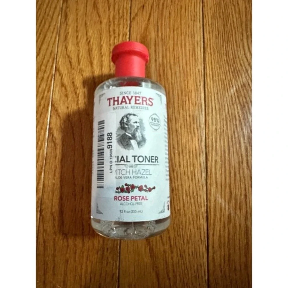 Thayers Alcohol-Free Rose Petal Witch Hazel Facial Toner for Glowing Skin, Sooth